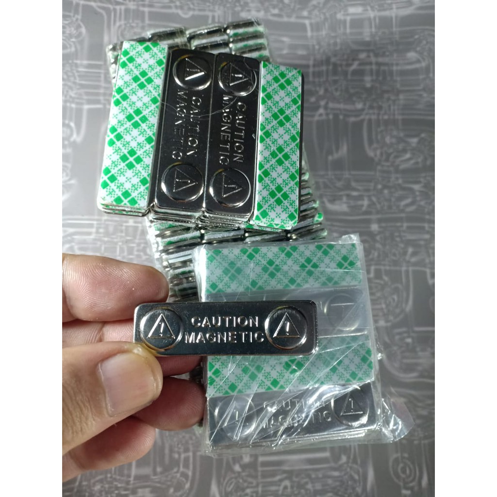 

Magnetic Magnet Papan Nama Dada Magnet Name Tag