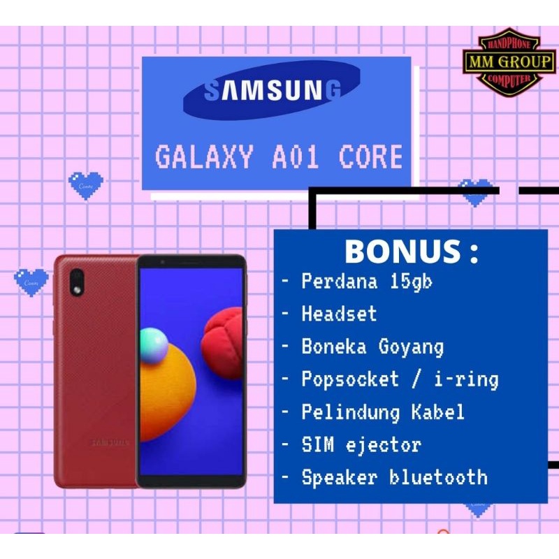 HP SAMSUNG A01 RAM 2/16GB