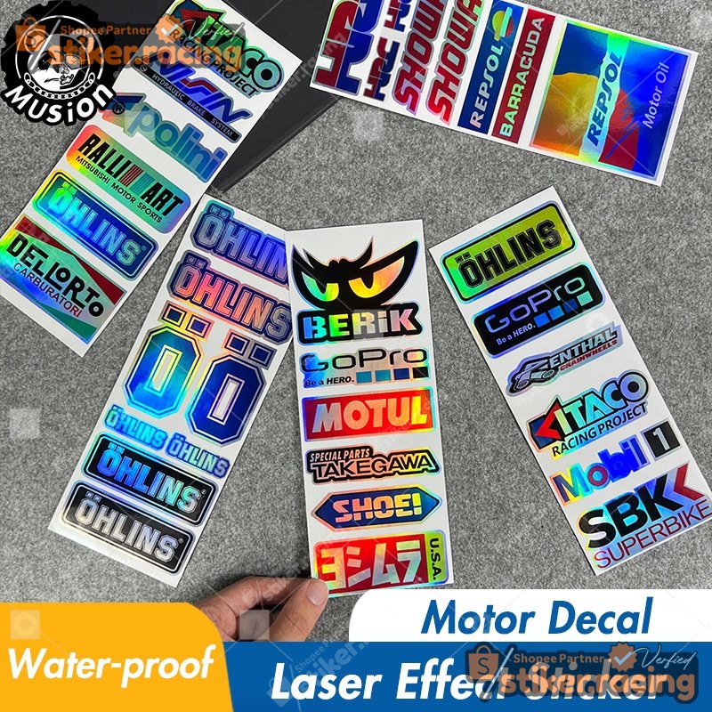 STIKER RACING PACK LOGO RACING STIKER RACING PACK LOGO RACING