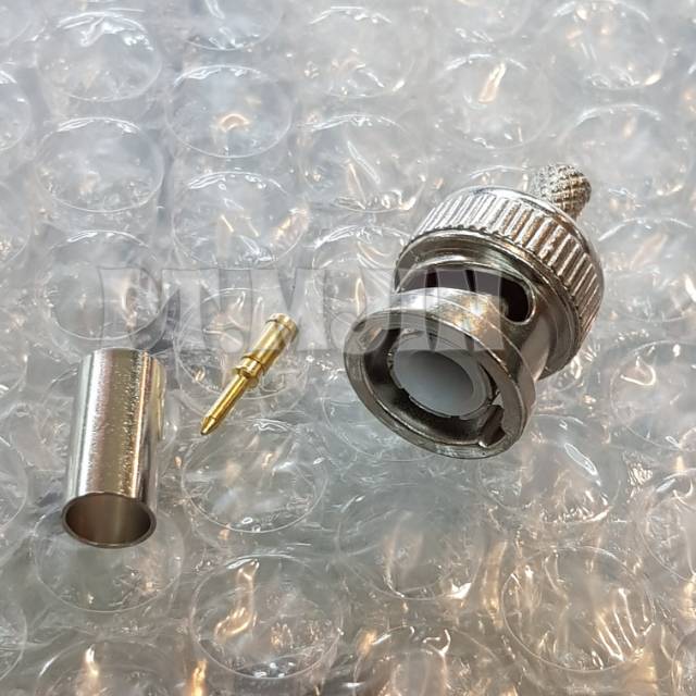 Konektor BNC Male Crimp Rg58 Zinc Standar Quality