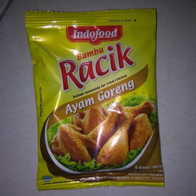 

Bumbu racik indofood - ayam goreng