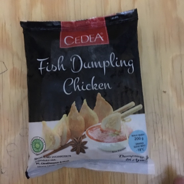 

Fish dumpling chicken