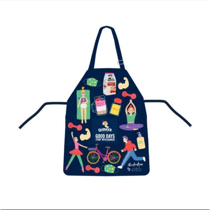 

Korzaln Quaker Oatmeal T 1200 Gr X 2 Pcs Bonus Apron