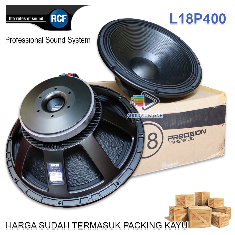 Speaker Komponen RCF 18P400 Component Spiker 18 Inch Subwoofer Sound System L18P400