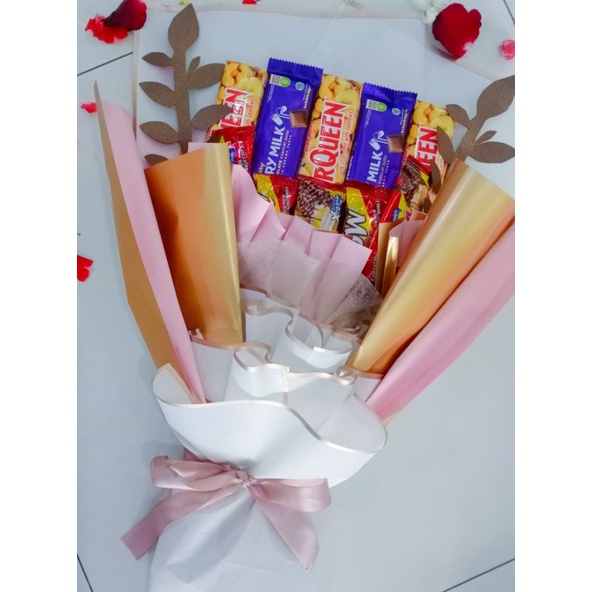 

bouqet coklat silverqueen, cadburry dan bengbeng
