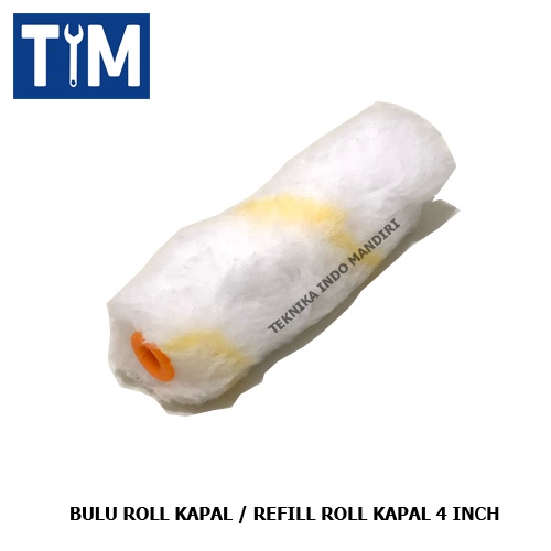 EIFFEL Refill Kuas Rol Kapal 4 INCH / Isi Ulang Bulu Roll Kapal ( HARGA ECERAN )