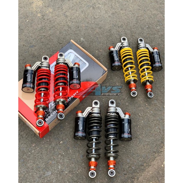 SHOCK SKOK SHOCKBREAKER BELAKANG KTC RACING 320mm TABUNG ATAS DOBLE CLICK  Rxking CB GL Tiger Mega P