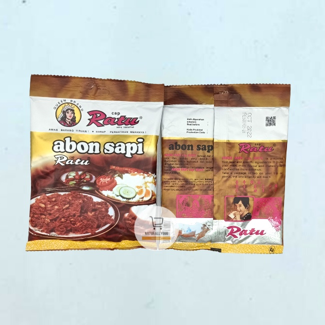 Abon Sapi Original Cap Ratu 90gram Asli Queen Brand Meat Floss