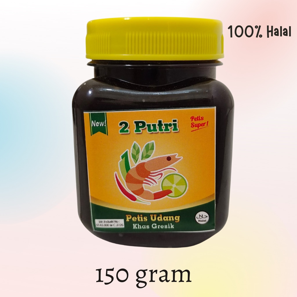 

(HALAL ) petis Udang Super khas Gresik 2 Putri 150 gram