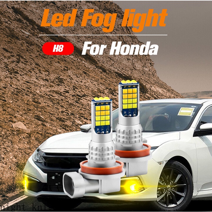 2pcs Lampu Kabut LED H8 H11 Untuk Honda Accord 7 Civic 8 9 10 CR-V 3 4 5 HRV Insight Legend Odyssey Pilot Ridgeline