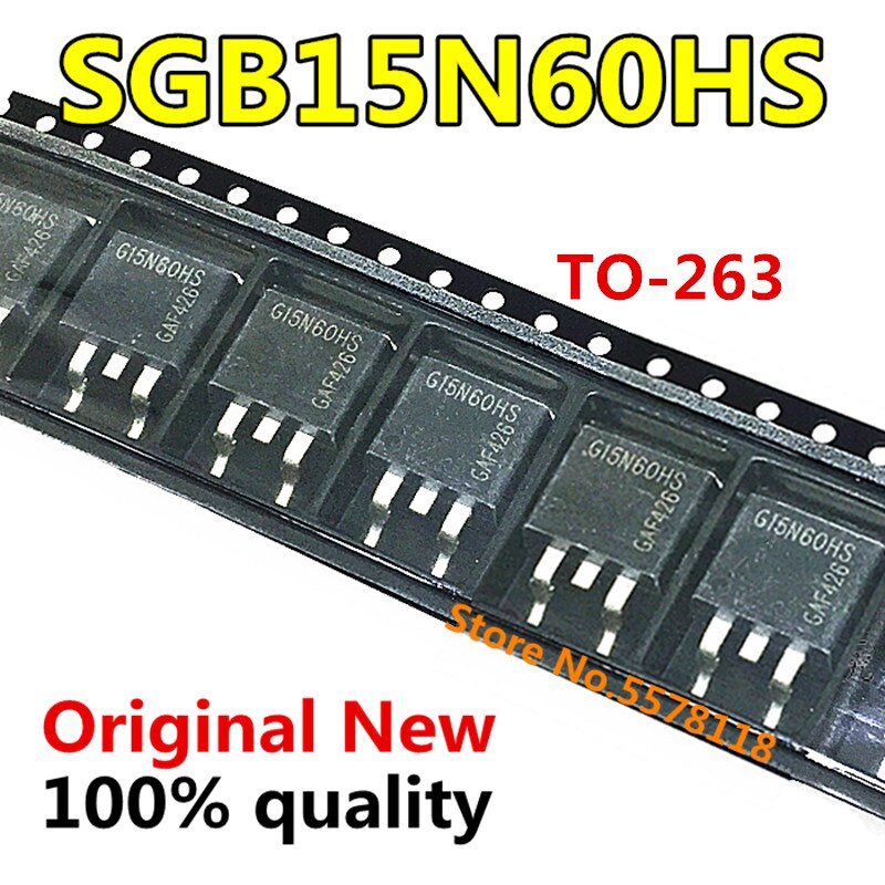 (Ready Stok) 10Pcs SGB15N60HS Sgb15N60N60Hs TO-263 IGBT