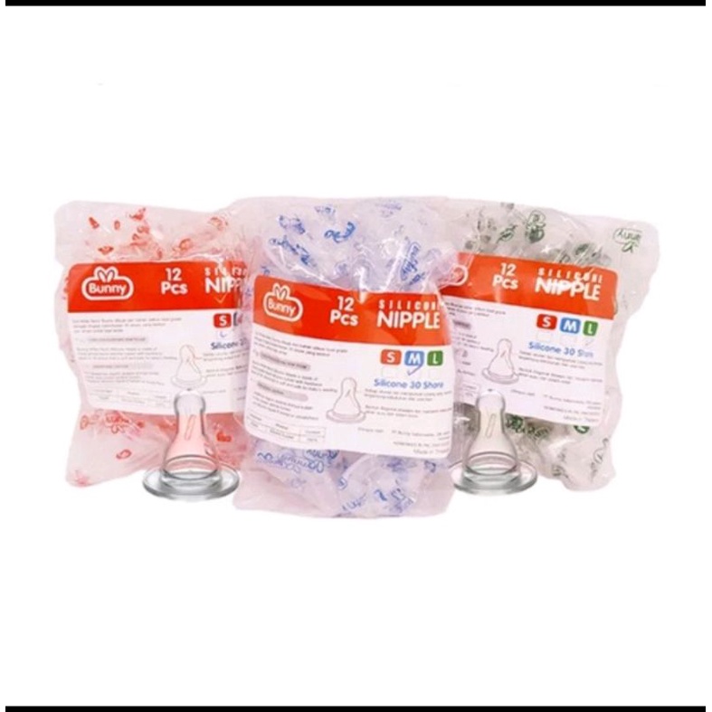 Nipple Dot Botol Susu Lusty Bunny Lustybunny Slimneck Original 100% Model Gepeng dan Bulat