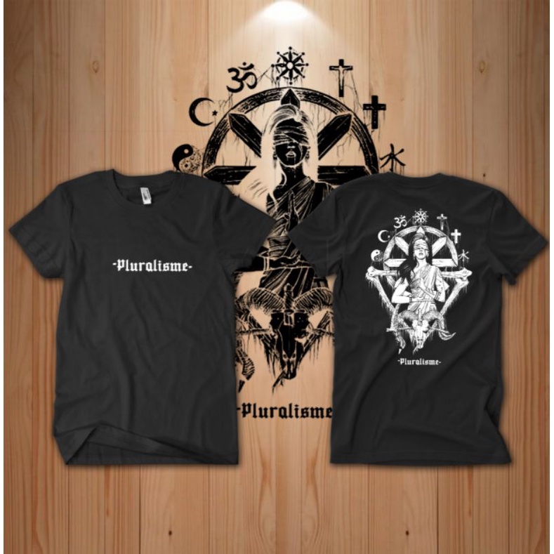 Koas pluralisme tolerance T-shirt Baju baphomet Pluralisme