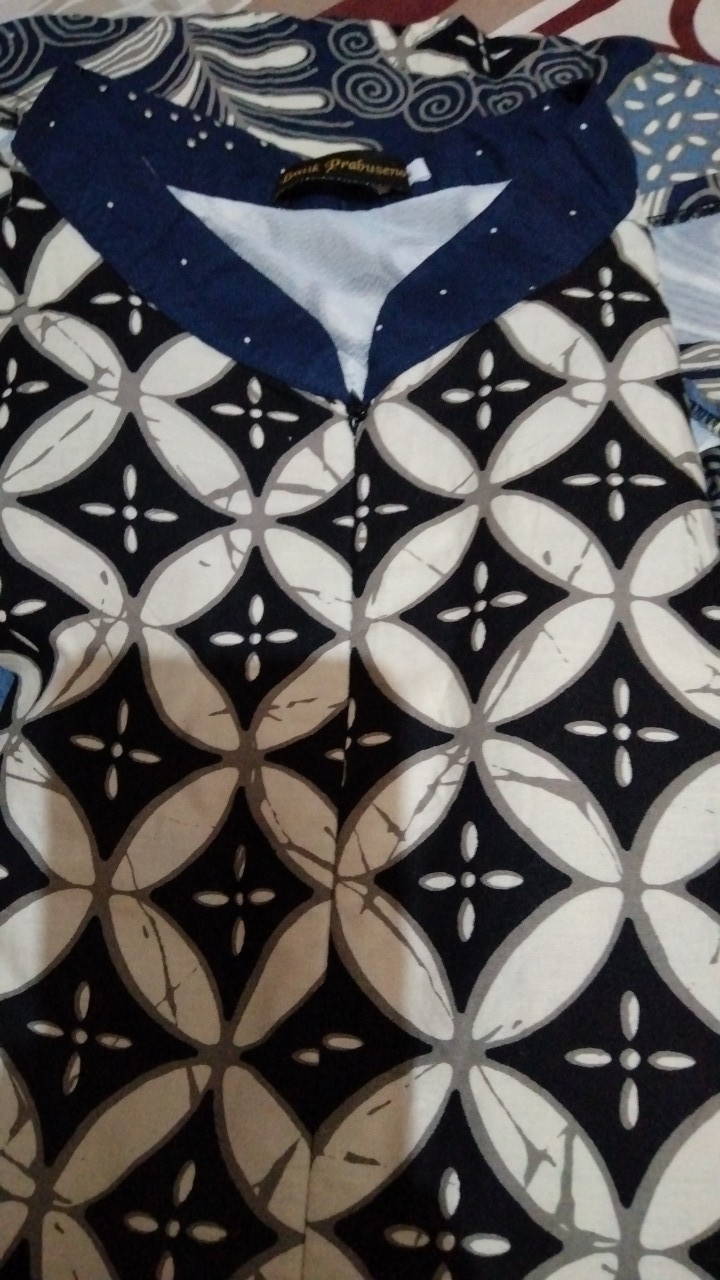 Batik Ori Prabuseno / Atasan Batik Wanita Kerja Modern Motif Hasanah