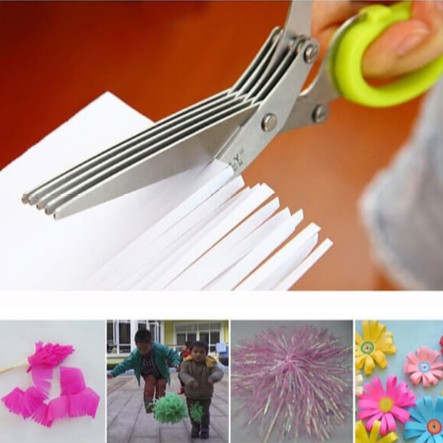 

Gunting pencacah kertas / sayur 5 mata gunting