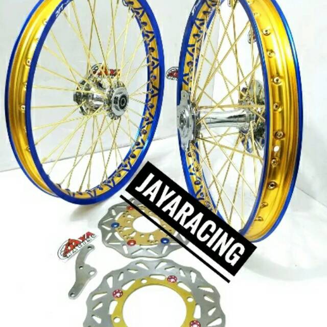 velg dft thailand ring 17 L 140 Ninja R Ninja RR Cb 150 Cbr 150 sepaket plus cakram dan stel velg