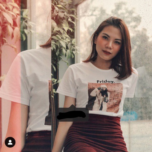 FRIDAY PUTIH BAJU  KAOS  TUMBLR TEE TSHIRT CEWEK WANITA 