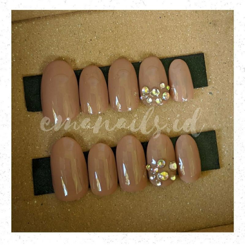 KUKU PALSU HANDMADE/KUKU PALSU SIMPLE/KUKU PALSU PERNIKAHAN/KUKU PALSU TUNANGAN