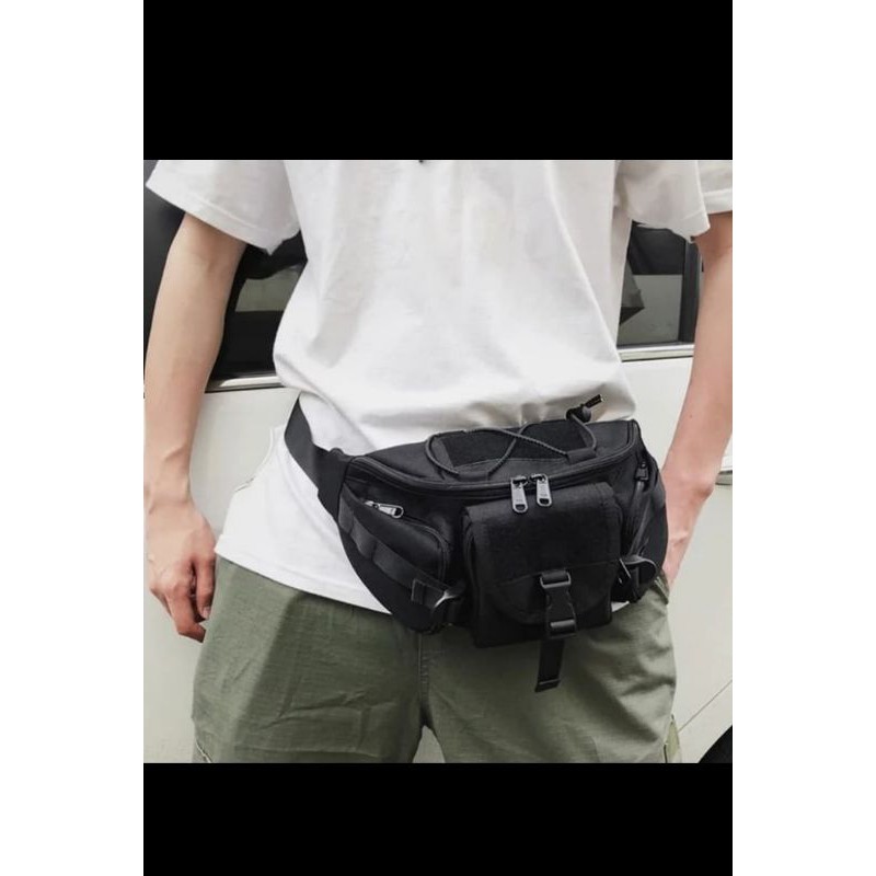 Tas Slempang Pria Army Tas Pinggang Army Sling Bag Outdoor Pria