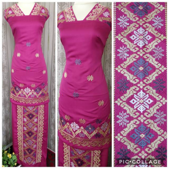 Bahan Baju Kurung Motif Songket