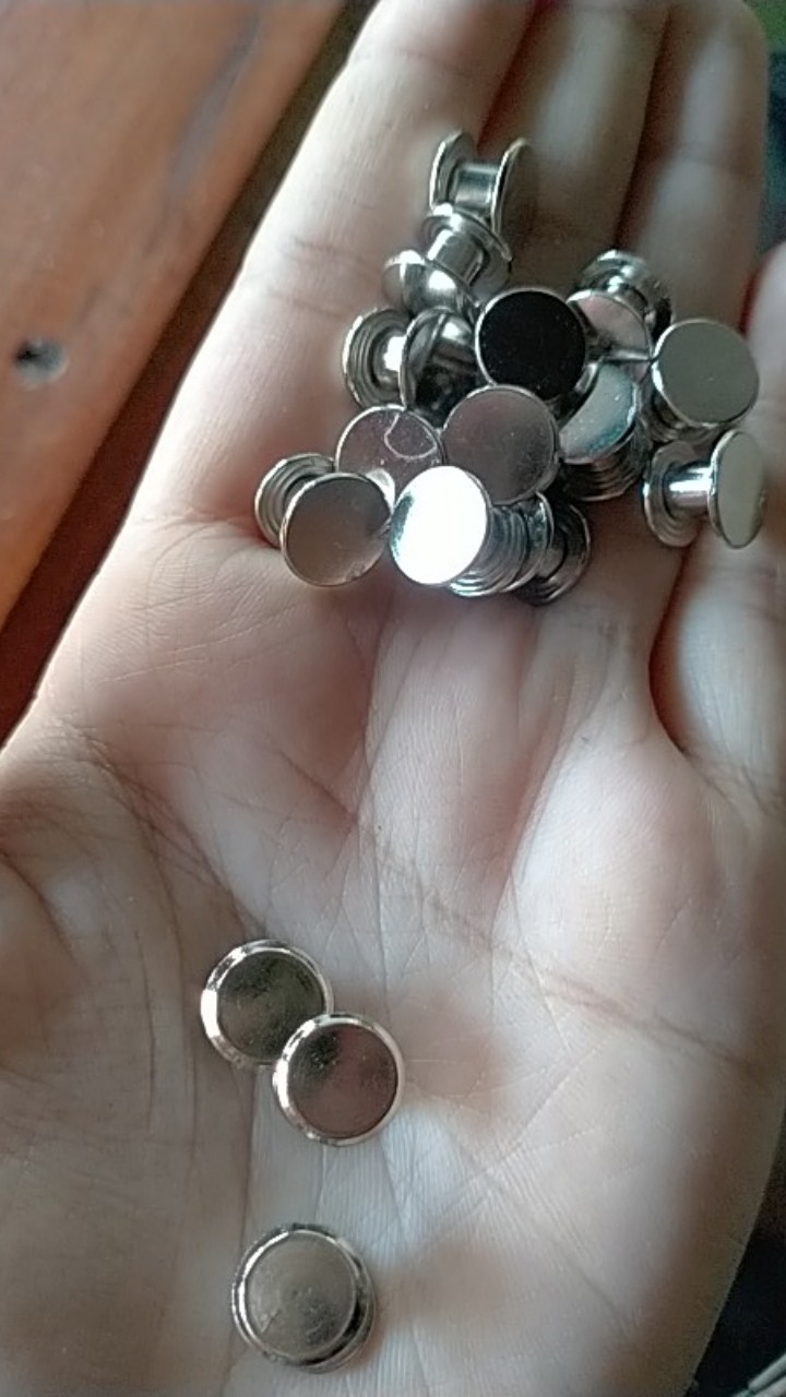 Pen Iklan 5 X 5 Baut Akrilik Kecil Mini / Stabil Kaca Sign Board Skrup Metal Pin Baut Jilid Buku 7 6