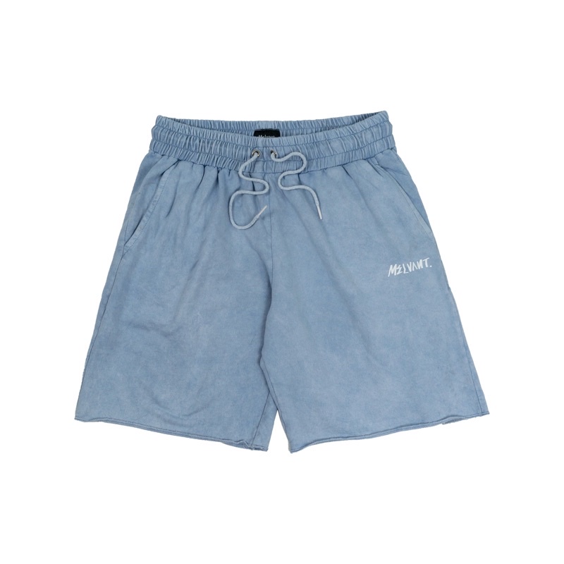 MFS LAURA BLUE WASHED - MELVANT FRENCHTERRY SHORTPANT