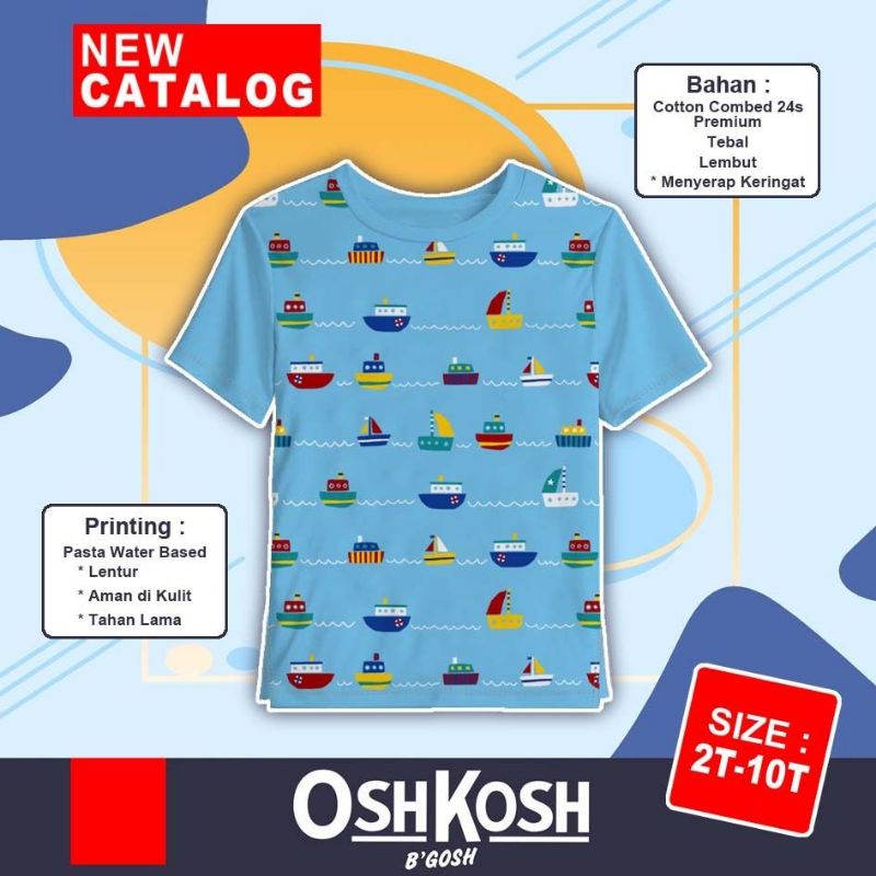 kaos Oshkosh printing