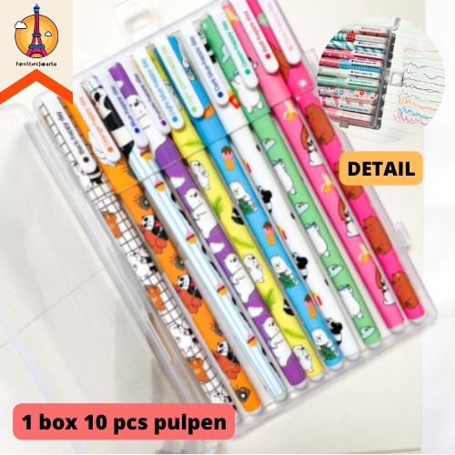 

Pulpen Marble 1 Box Isi 10 Pcs Pen Gel Karakter Kartun Warna Warni WBB BT21 Galaxy Bunga Kartun Unicorn Flamingo Fancy Stuff Best Gift Stationery For School Alat Tulis Murah Kantor Sekolah Ready Grosir Kado Ulang Tahun READY COD