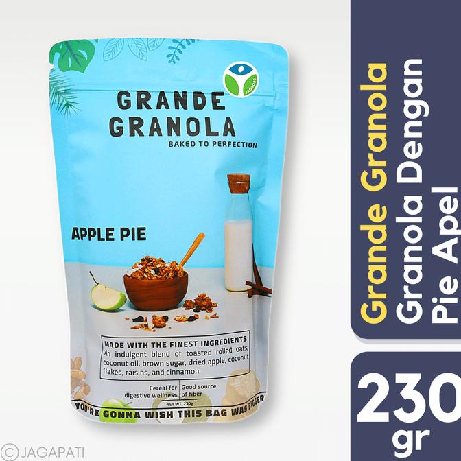 

Grande Granola - Apple Pie 230gr - Makanan Diet - Sereal