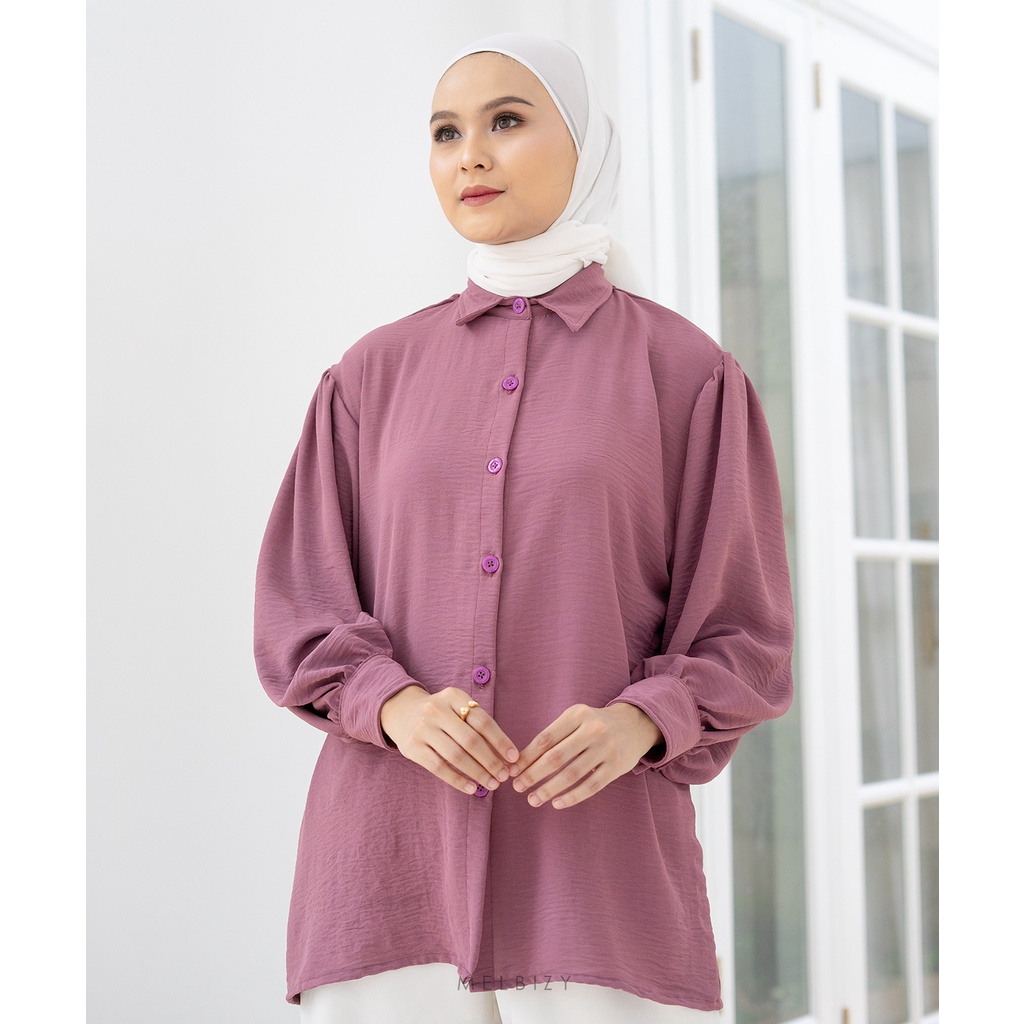 BLOUSE CYRA RUFFLE BY MELBIZY/ BLOUSE WANITA / ATASAN BLOUSE / BUSUI