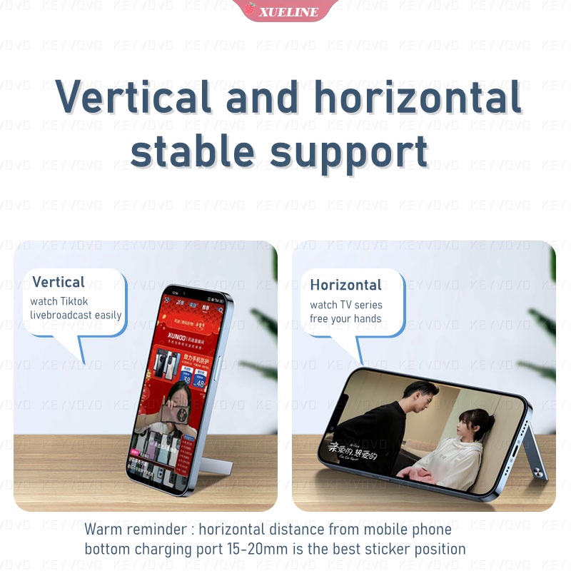 Stand Holder Hp Universal Bisa Dilipat / Disetel Untuk iPhone / Samsung