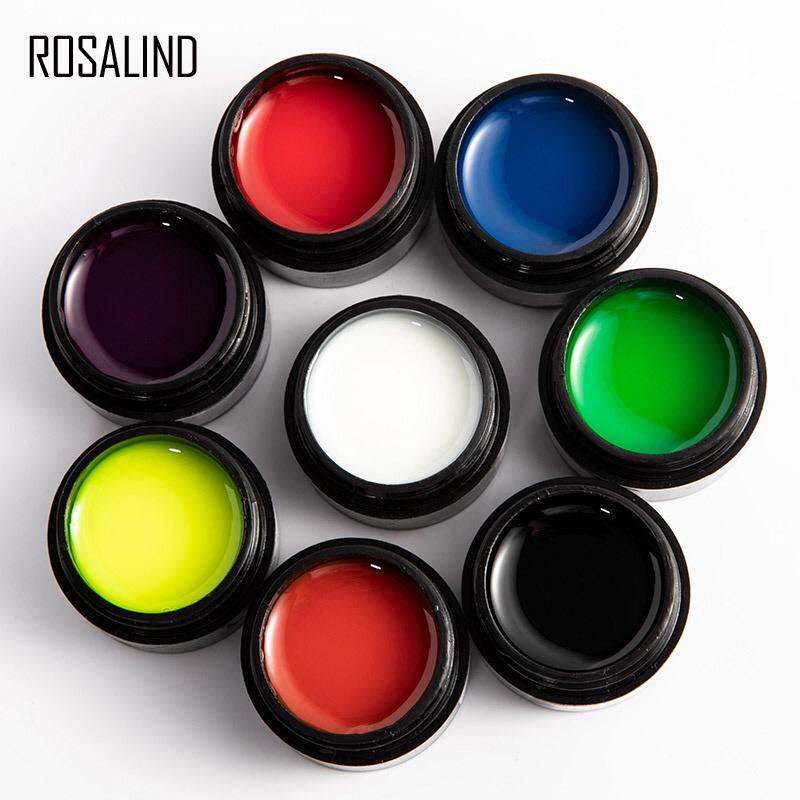 ROSALIND Luminous Spider Gel Nail Polish UV LED Nail Art / Kutek / Cat Kuku/Kutek UV Gel/Gel Nail Polish/Kutek Glow in the dark/Spider Gel