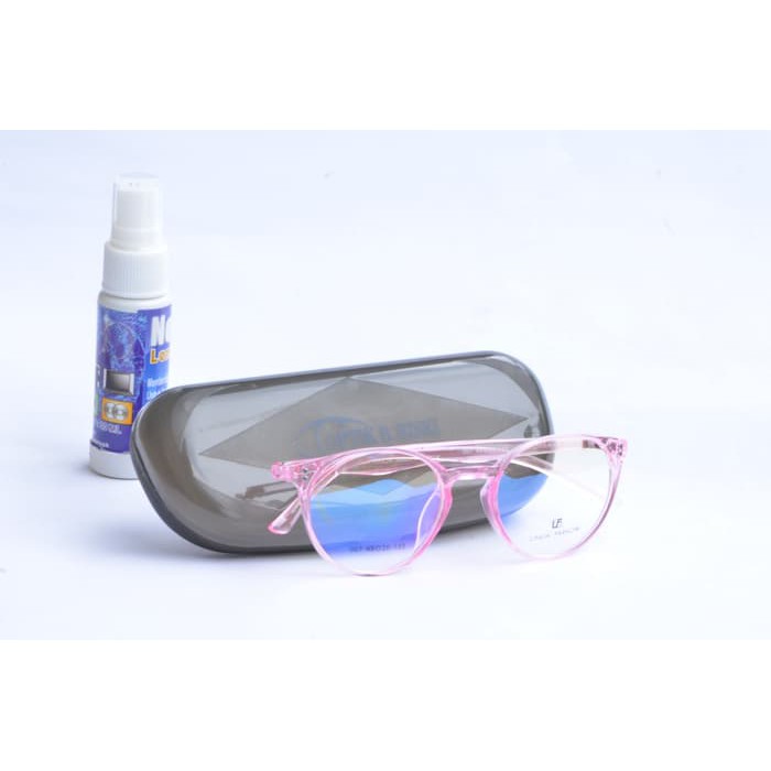 Ready                 kacamata minus linda farrow 007 (frame+lensa) anti radiasi pink
