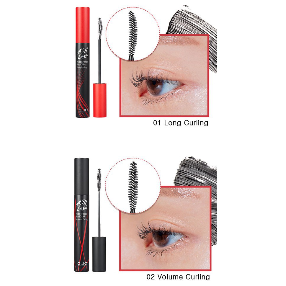 CLIO Professional Kill Lash Superproof Mascara / Mascara /Mascara CLIO Professional