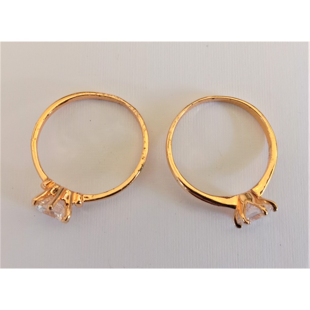 Cincin Emas Permata Imitasi
