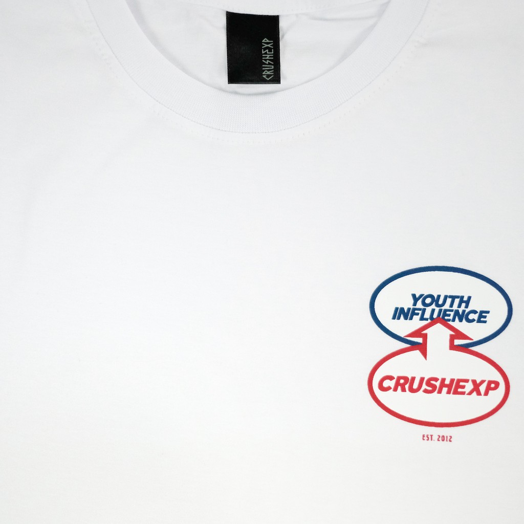 CRUSH EXP Kaos Pendek TSC0821 -  WHITE