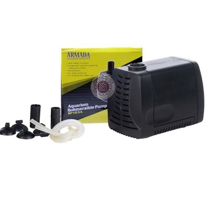 Armada SP-103A Pompa Filter Aquarium Kolam Aquaponik Hidroponik 25watt Power Head Submersible Pump