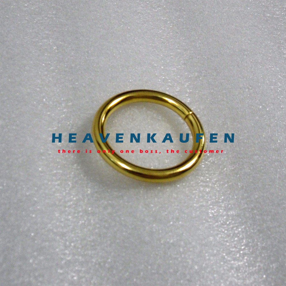 Ring Bulat Tas Warna Emas/Gold 3,2 cm Premium Quality