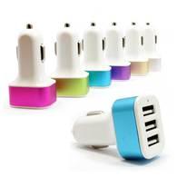 TBI 3 PORT USB CAR CHARGER - CASAN 3 IN 1