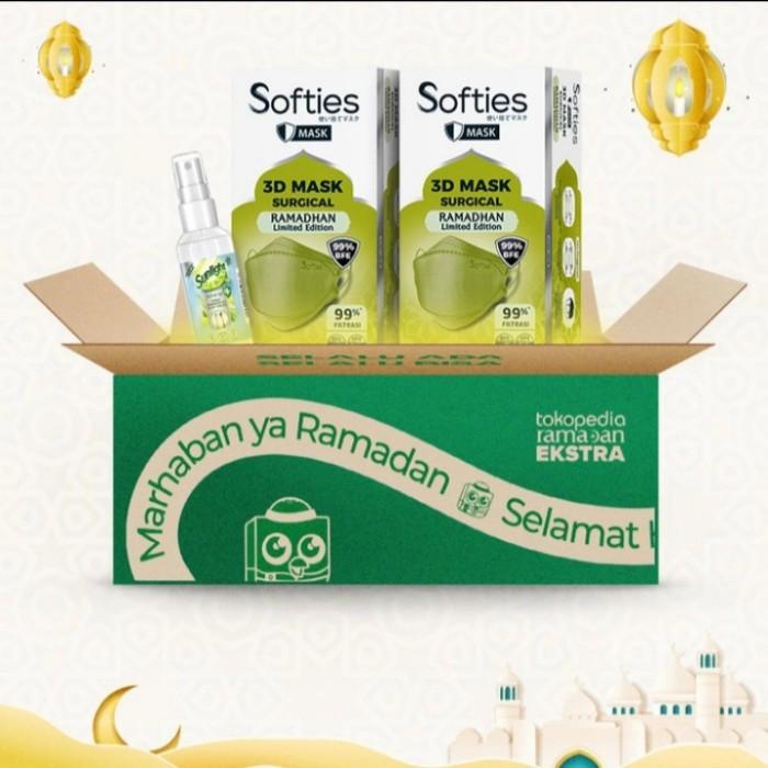 

hampers parcel ramadhan lebaran 2 box masker softies couple + packing Best Seller