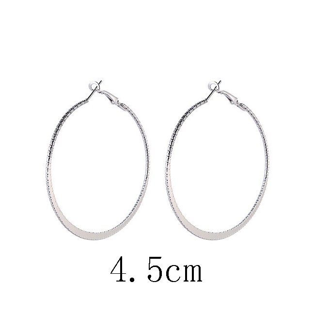 LRC Anting Tusu Fashion Color Pure Color Decorated Earrings