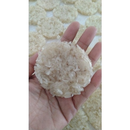 

Rengginang Ketan Rasa Original Mentah Isi 20keping Berat 500gram