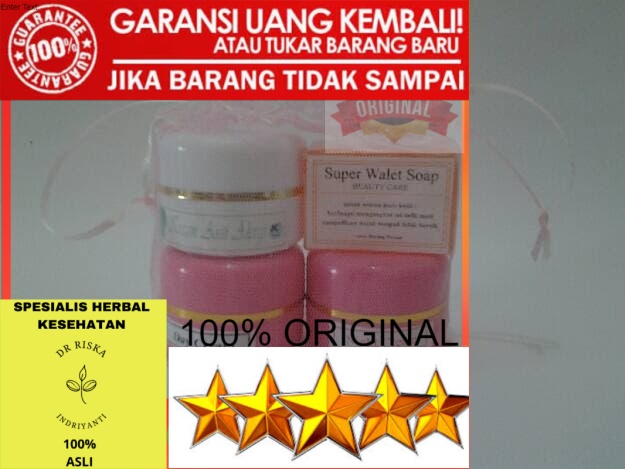 100% ASLI OBAT KRIM CREAM PEMUTIH KULIT WAJAH BADAN WALET BABY PINK ORIGINAL