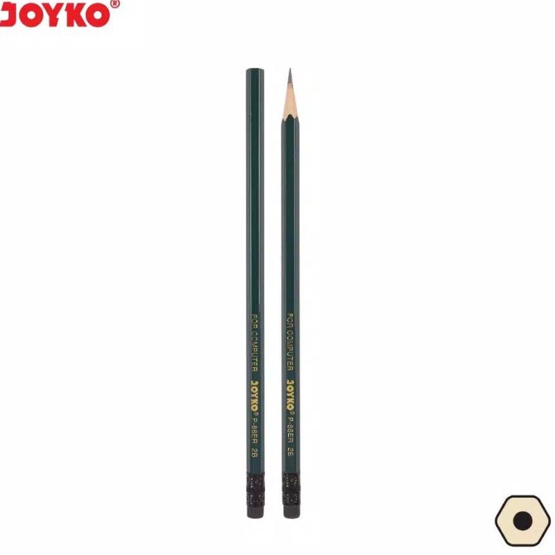 

Alat tulis Pensil Joyko P-88ER 2B