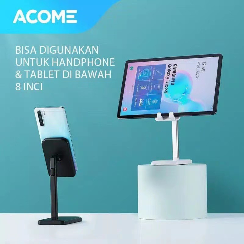 Acome Liftable Phone Holder Stand HP Tablet AH02 Garansi Resmi 1 Tahun