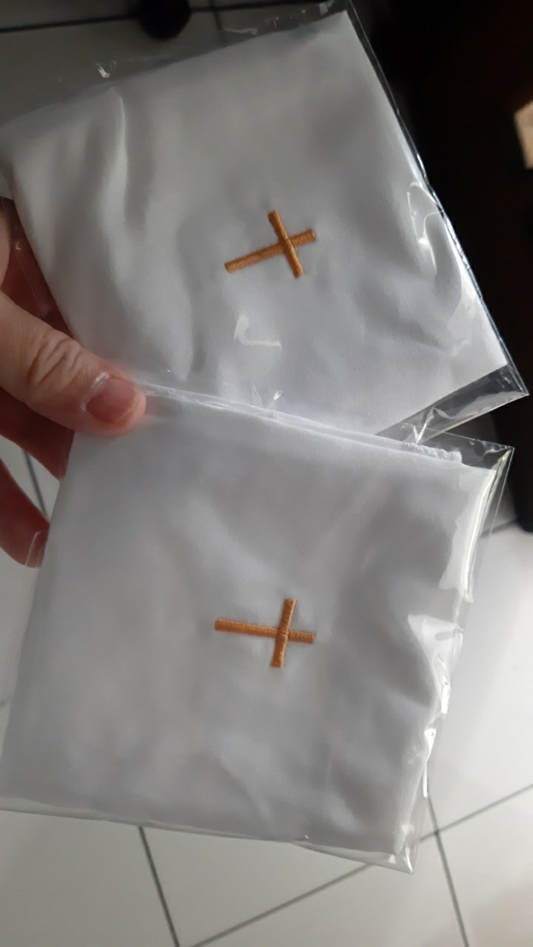 Kain Putih Corporale Korporal Katolik Untuk Alas Piksis Saat Misa Online