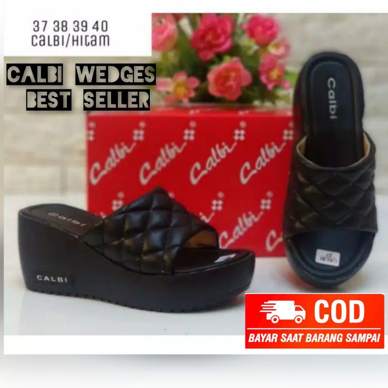 GROSIR Sandal Wedges Calbi W02 | Sandal wedges Cewek