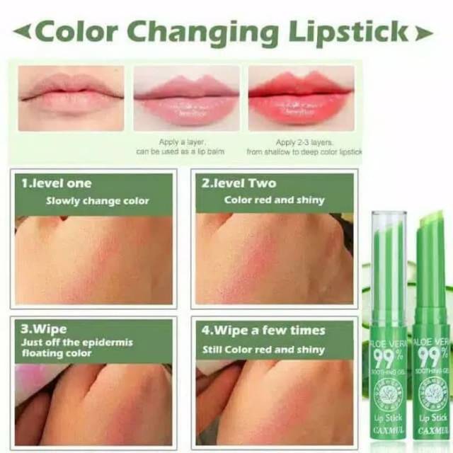 LIPSTIK ALOE VERA 99% CAXMUL / BOX