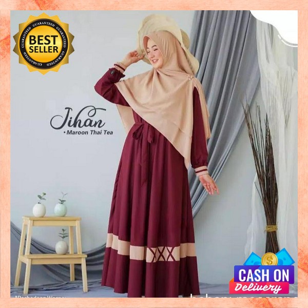 Ghamis Muslim Kekinian Baju Muslimah Murah Gamis Wanita Import Games Remaja Terbaru 2023 Gamis Lebar