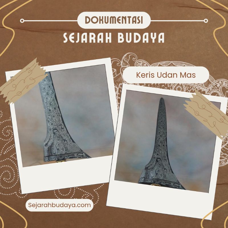 Keris Tilam Upih Pamor Udan Mas